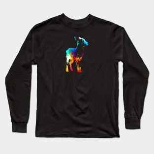 Baby Goat Silhouette #1 Long Sleeve T-Shirt